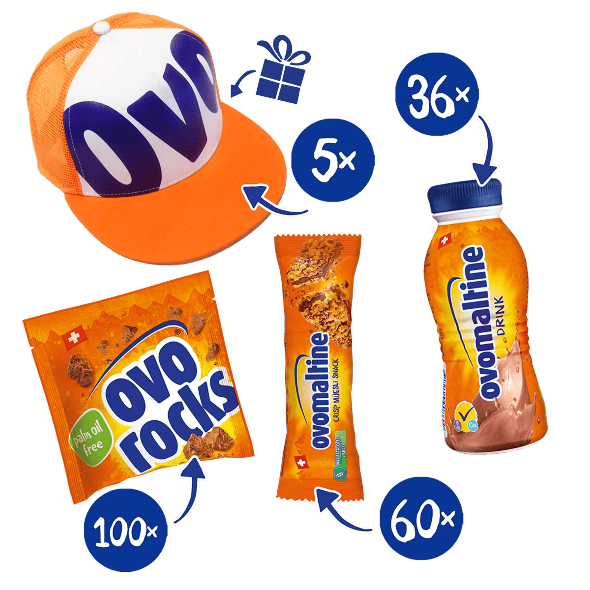 Ovomaltine Lager Energie Paket
