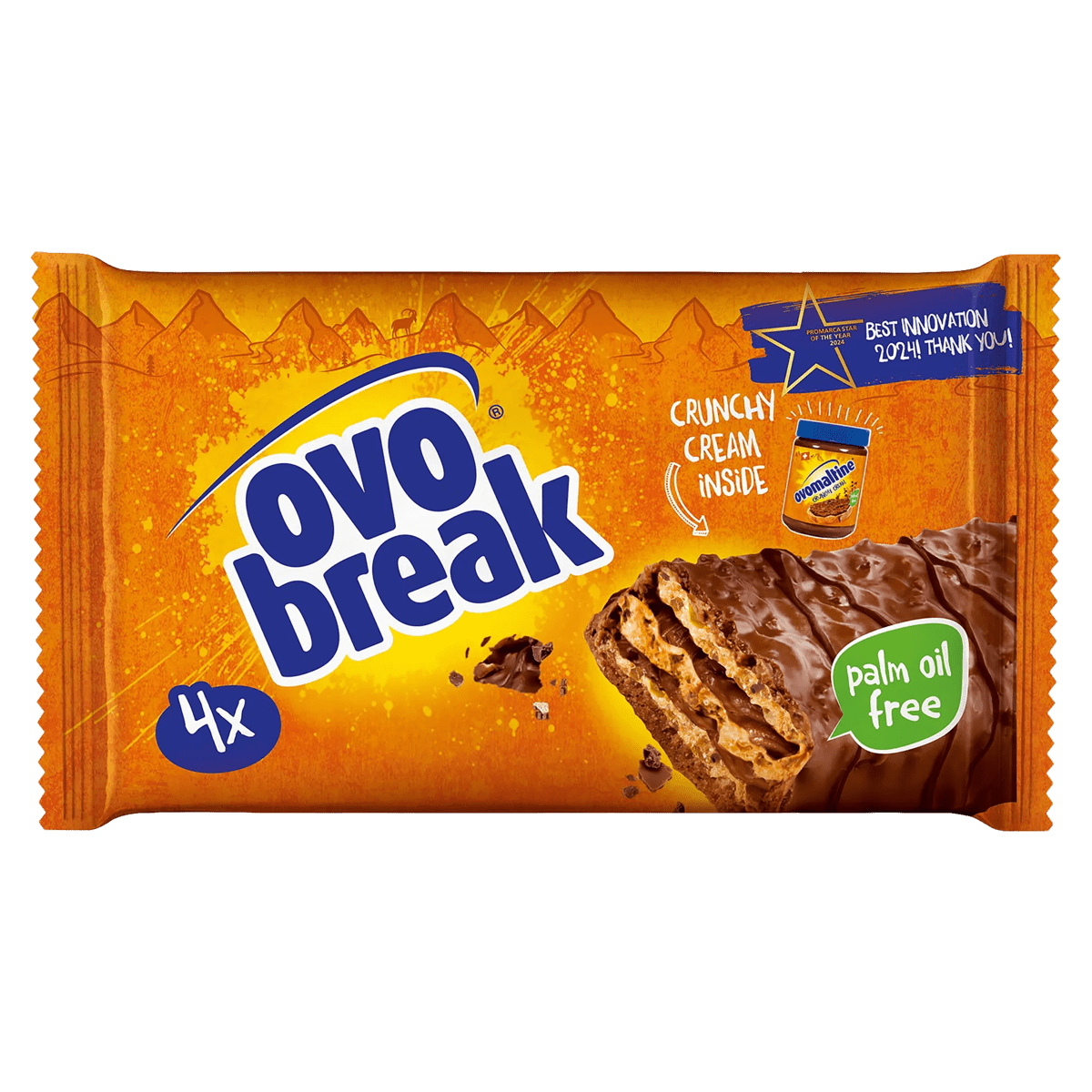 Ovo Break barretta di wafer 156 g