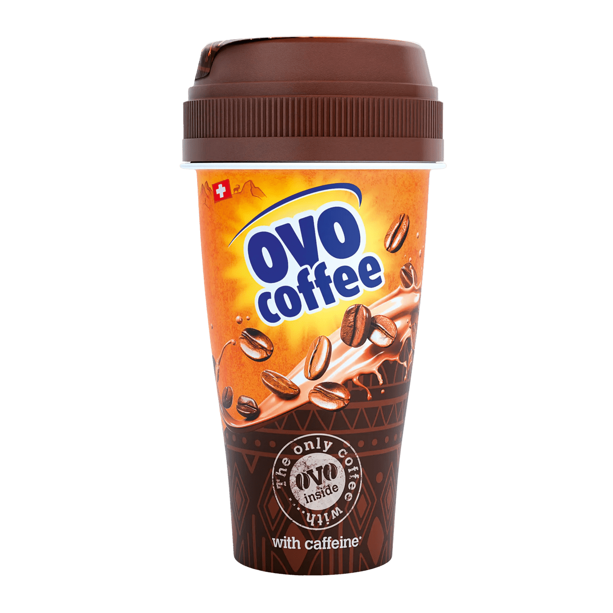 Ovo and Coffee Drink