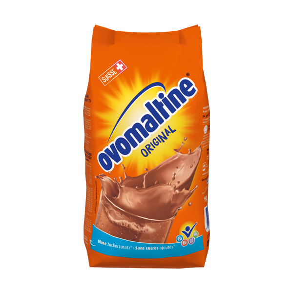 Poudre Ovomaltine - la poudre de cacao au malt