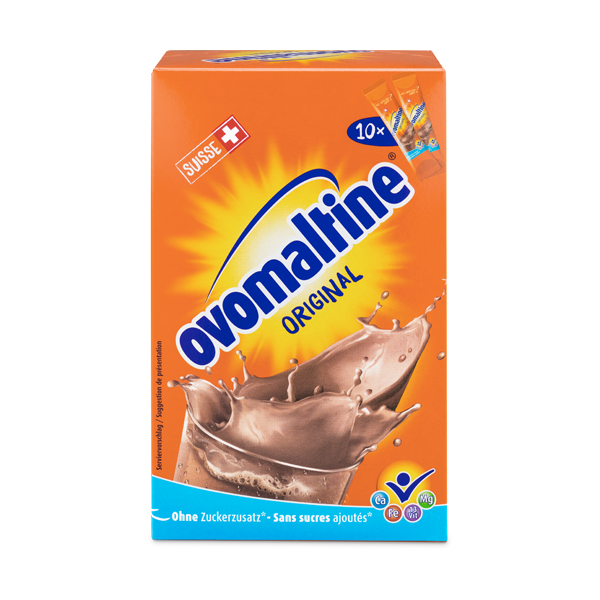 Poudre Ovomaltine - la poudre de cacao au malt