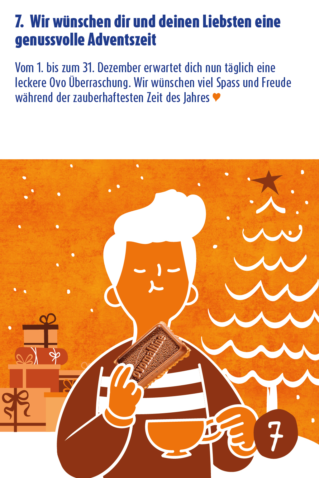 7. Wir wünschen dir eine genussvolle Adventszeit