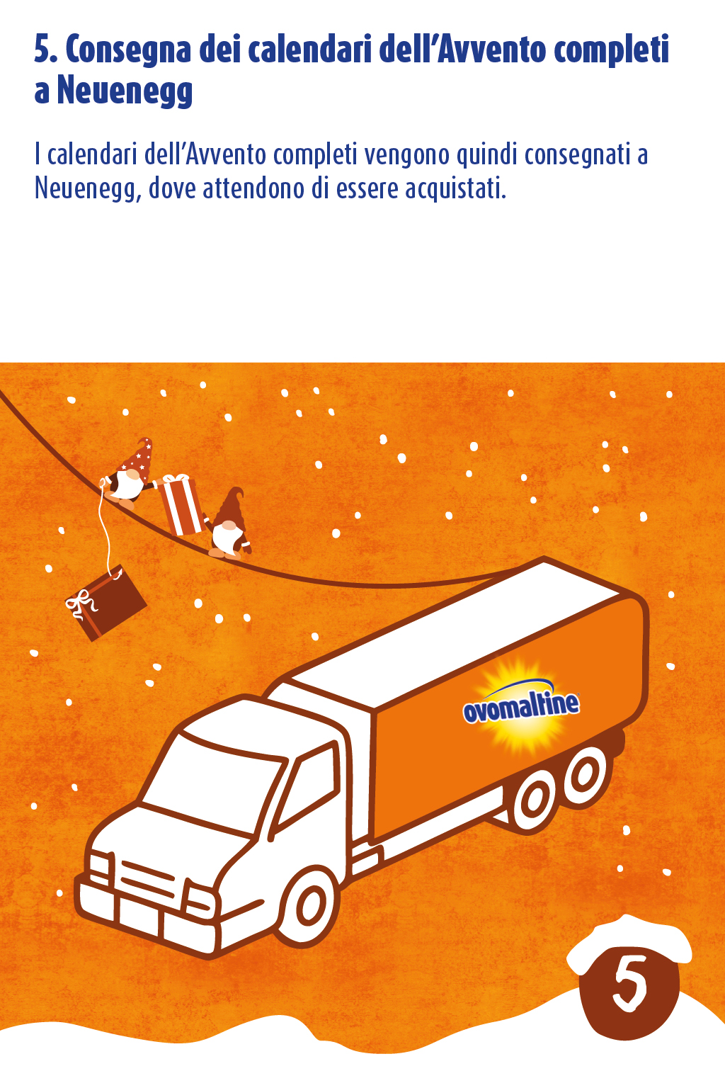 5. Consegna dei calendari dell'Avvento completi a Neuenegg