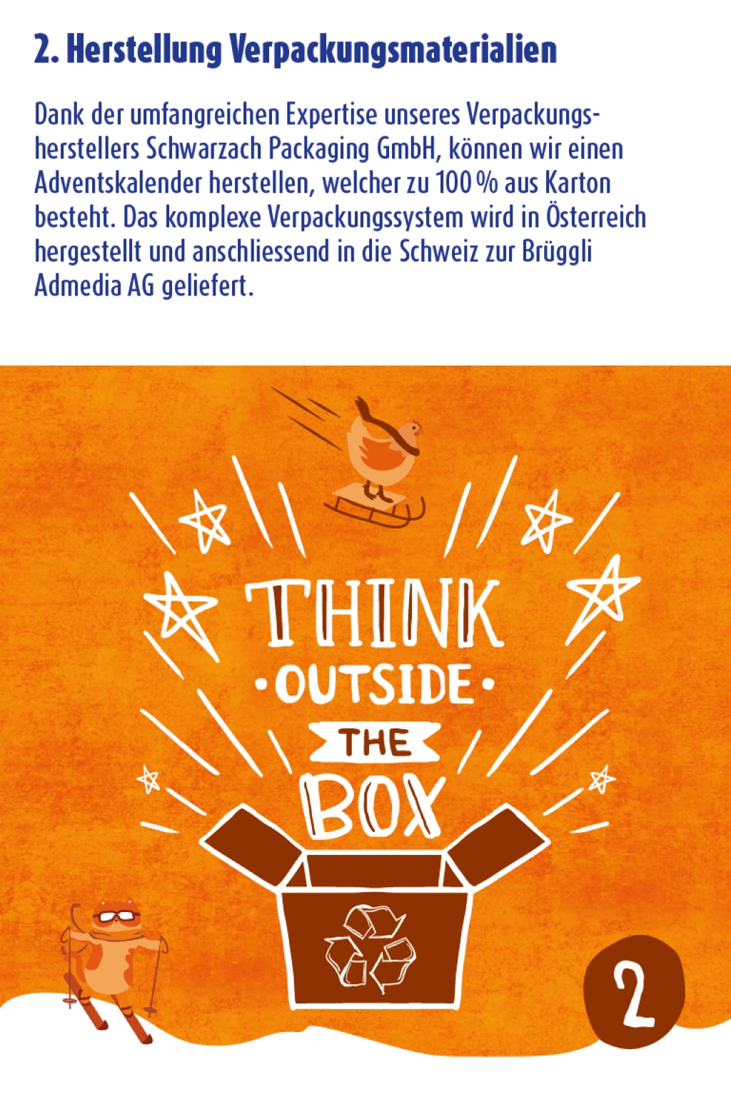 2. Herstellung Verpackungsmaterialien