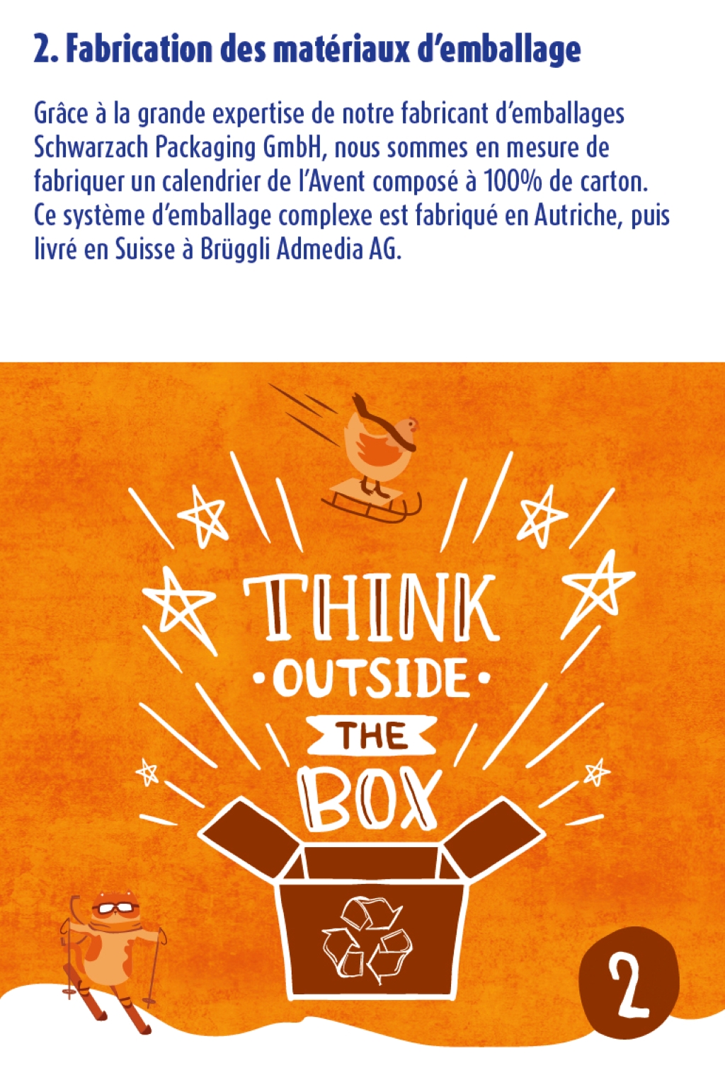 2. Fabrication des matériaux d'emballage