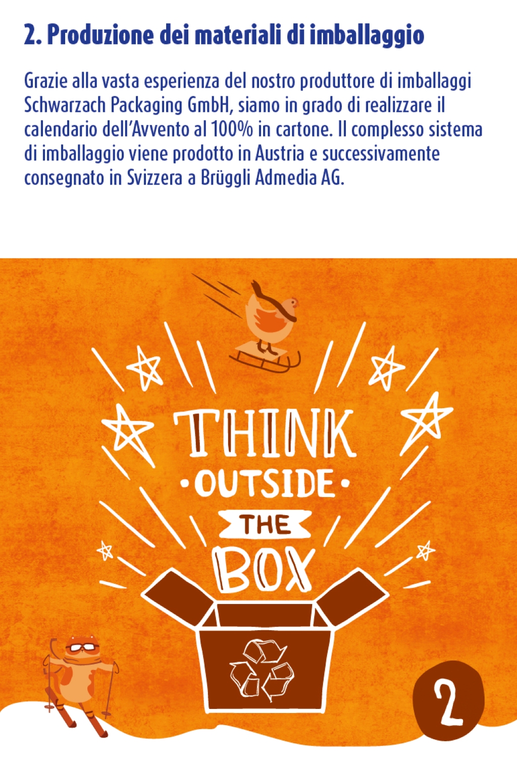 2. Produzine dei materiali di imballaggio