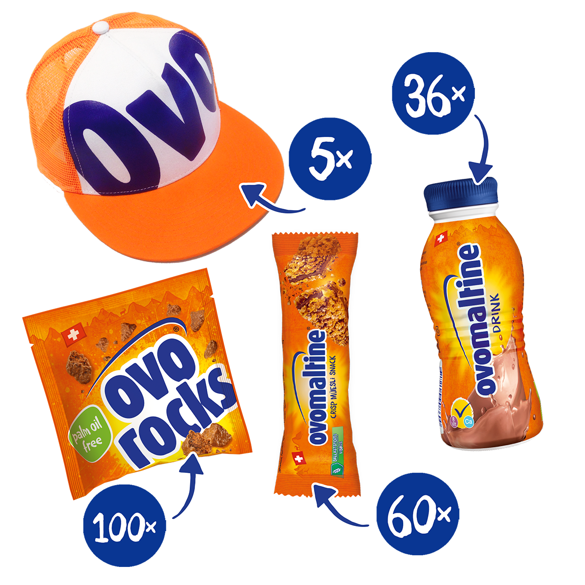Ovomaltine Lager Energie Paket