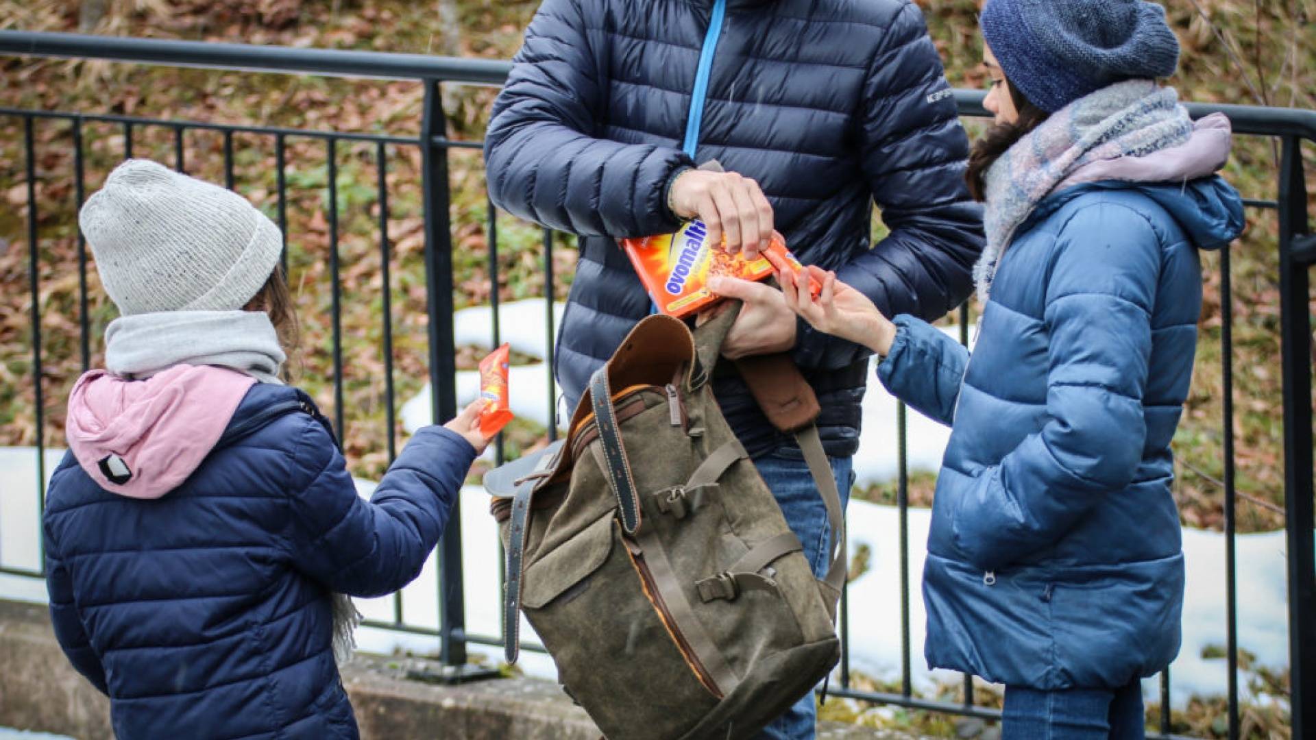 Familie Zimmermann im Tierpark Goldau
