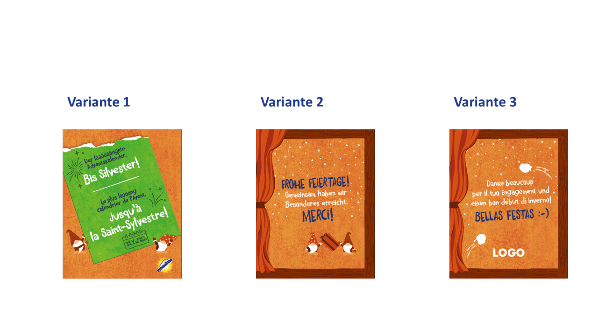 Varianten Adventskalender