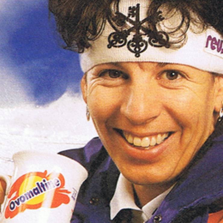 Vreni Schneider - Marraine du Grand-Prix Ovo