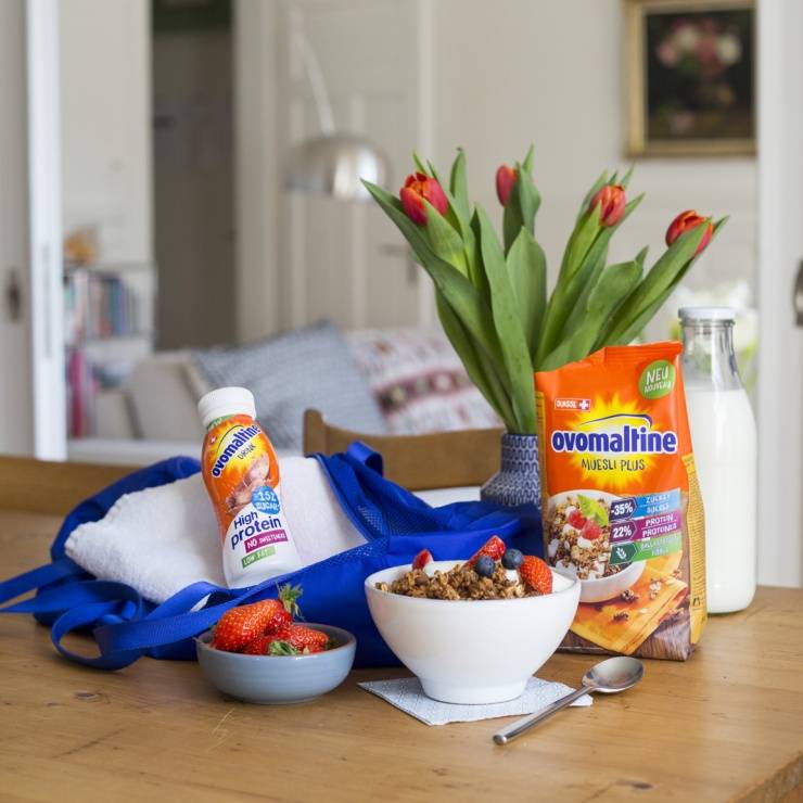 Ovomaltine Proteinprodukte