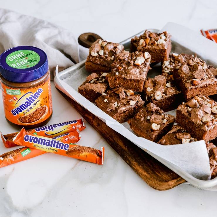 Ovomaltine Blechkuchen