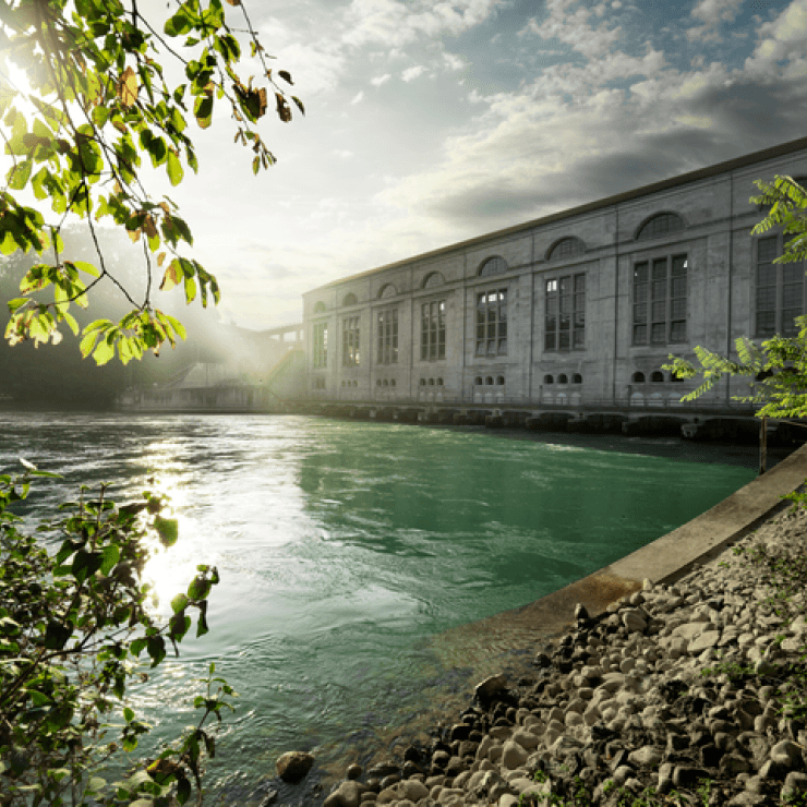 Centrale au fil de l'eau de Mühleberg