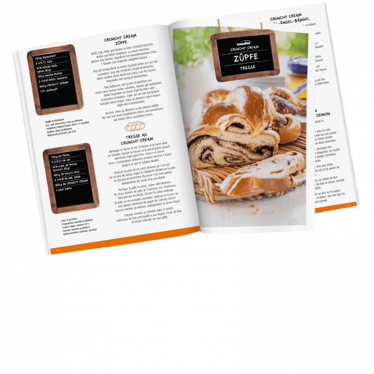 Libro delle ricette Ovomaltine Crunchy Cream