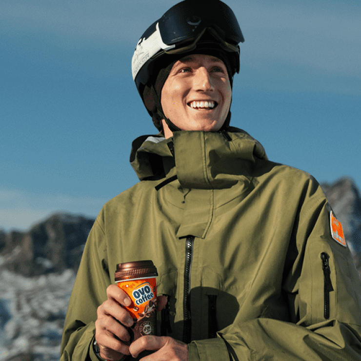 Andri mit Ovo Coffee