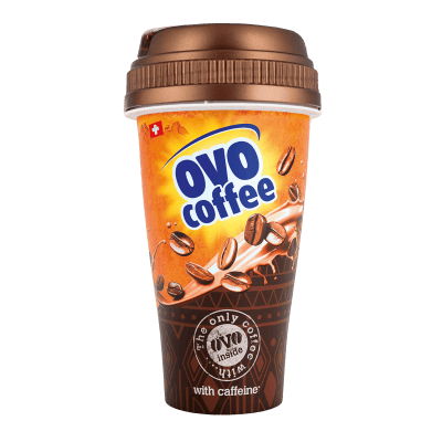 Ovo and Coffee Drink