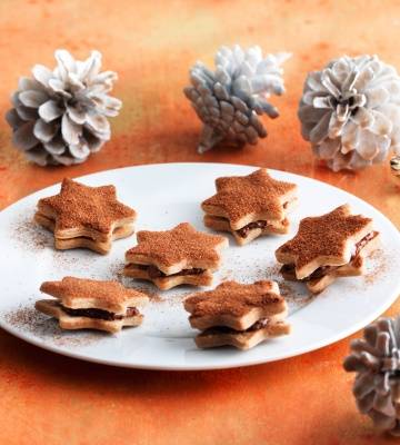 Rezept Ovo Sterne mit Ovomaltine Crunchy Cream und Ovomaltine Pulver