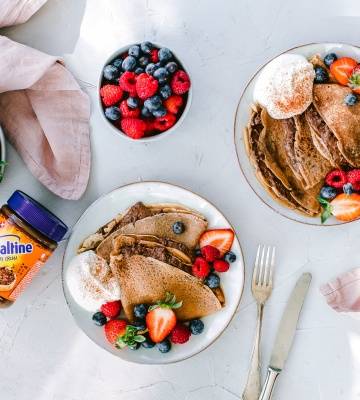 Ovomaltine crunchy crêpes