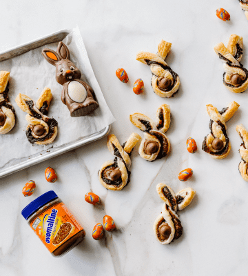 Ovo Blätterteig Osterhasen