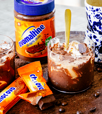 Affogato mit Ovomaltine